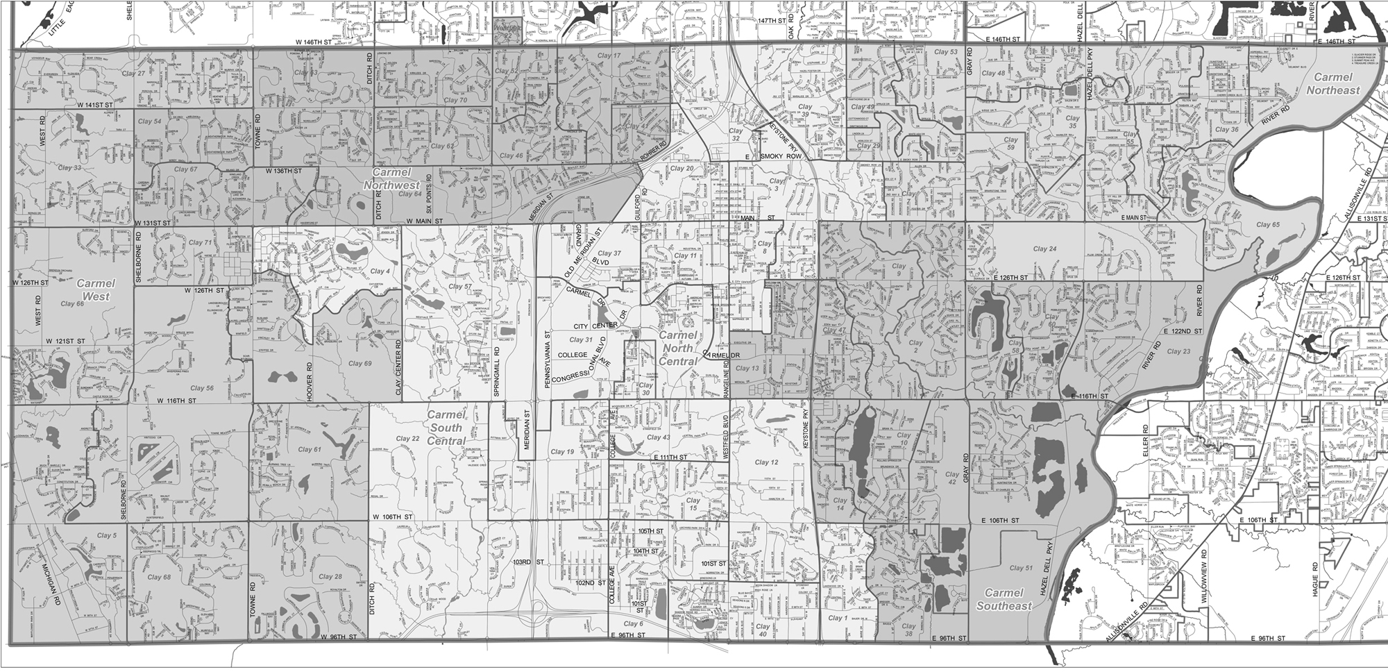 Carmel City Council Districts
